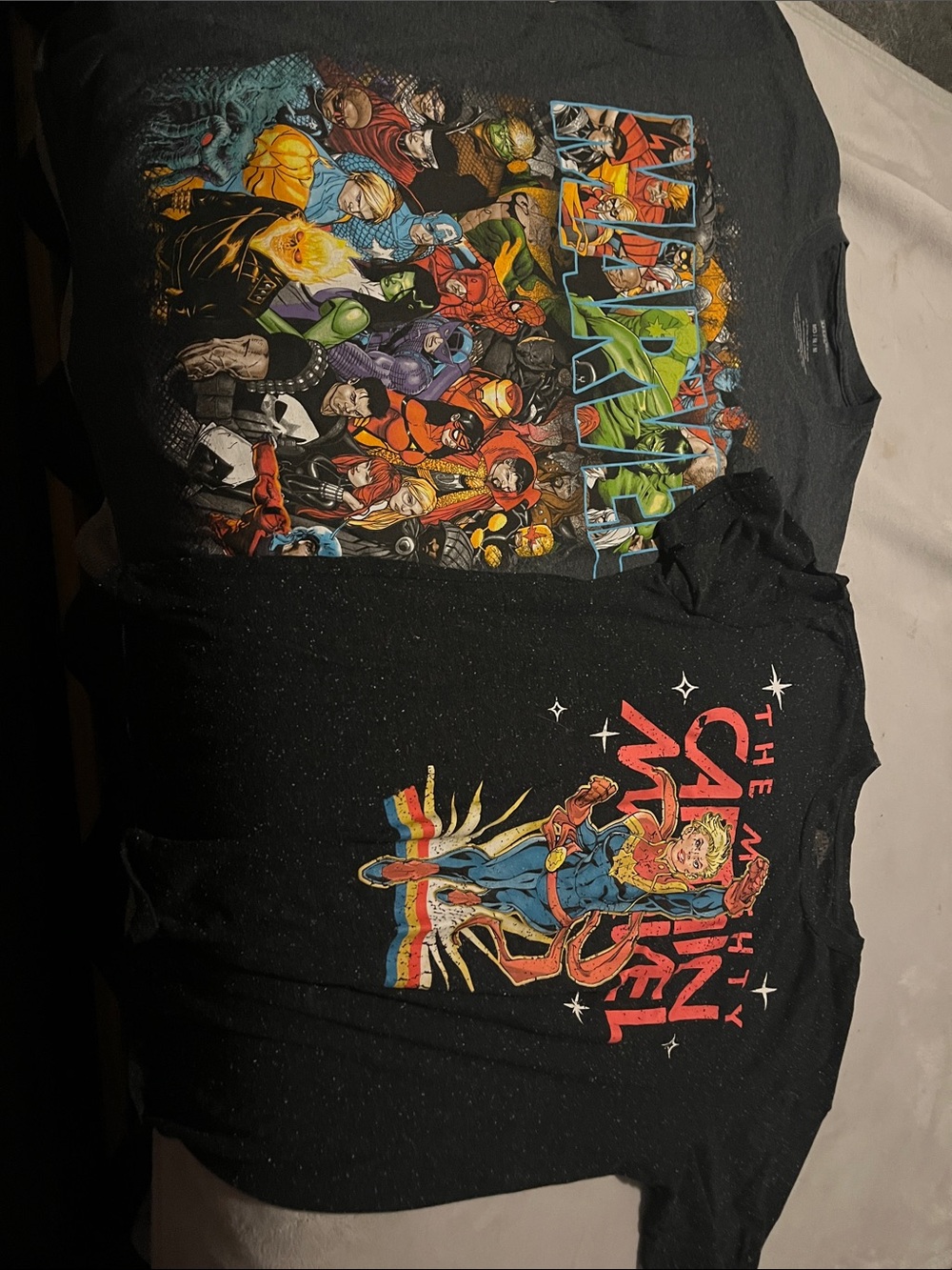 Marvel Gray T-shirts